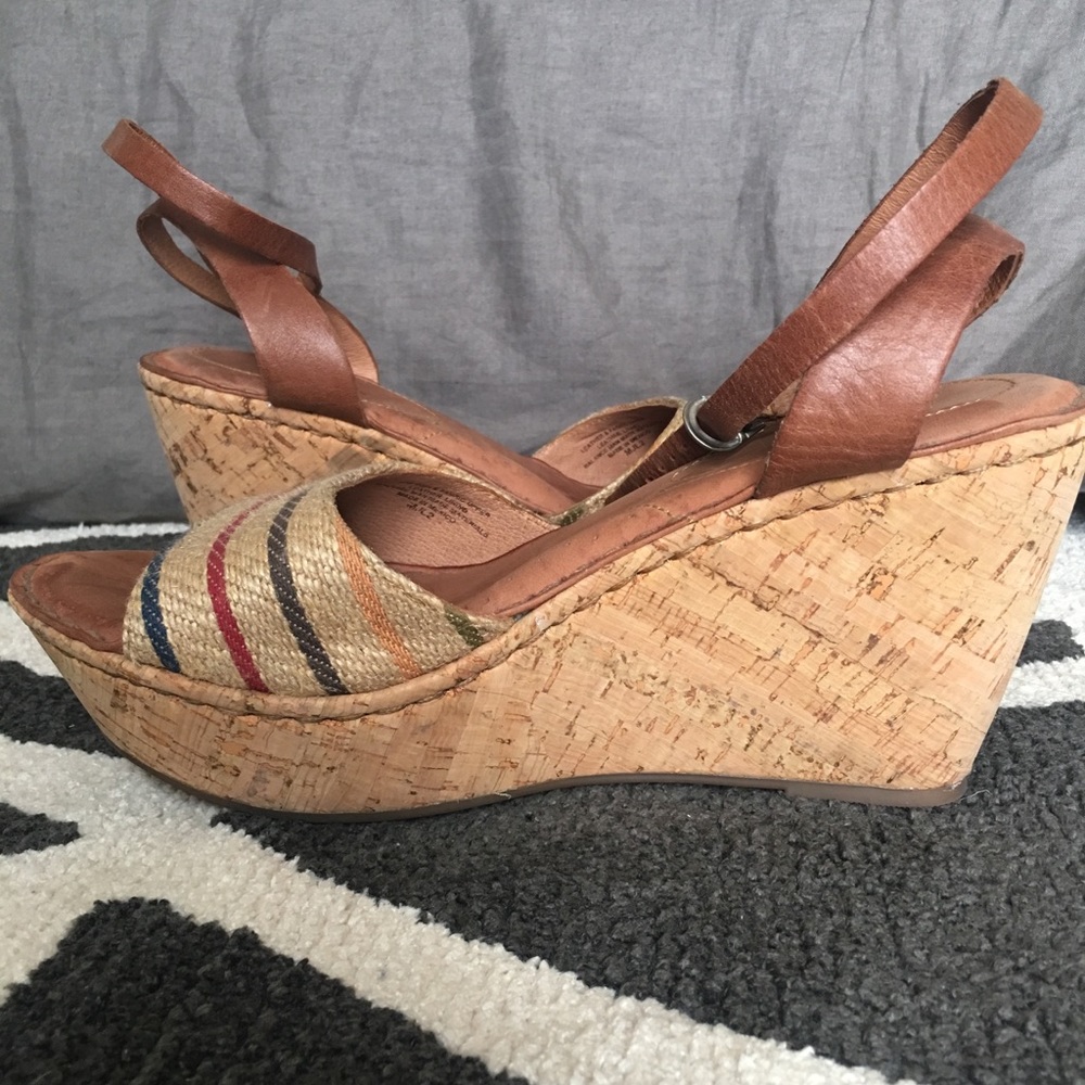 Born cork wedge sandals - Picture 2 of 3